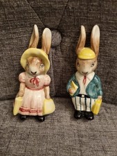 Pair Of Vintage Artone Rabbit