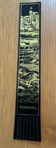 Leather bookmark - bookmark, (windsor)