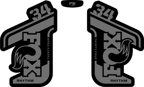 Fox rhythm forks decals - rhythm,