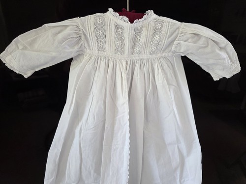 Victorian cotton christening - victorian,
