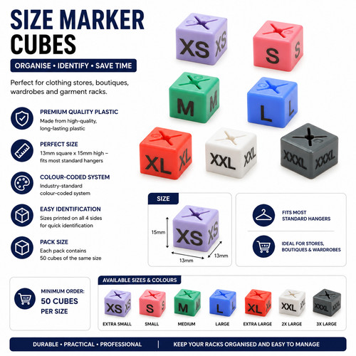 Coat hanger size cubes - hanger,
