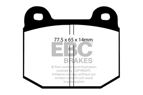 Ebc orangestuff front brake - front,