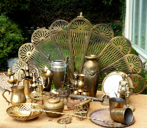 Job lot vintage - job, brass
