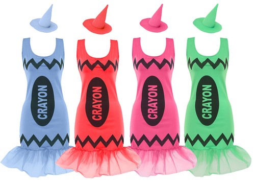 Ladies crayon dresses book - ladies, day