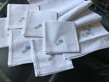 Vintage Italian White Blue