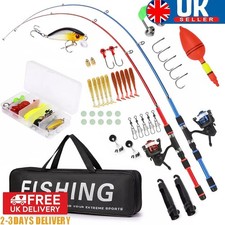 2Pcs Telescopic Fishing Rods