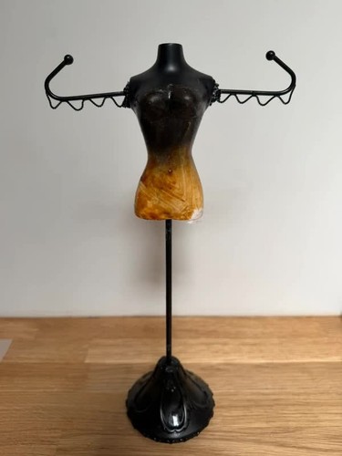 Black jewellery display stand - display,