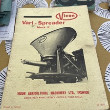 Vicon vari spreader mk 2