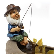 Funny Fishing Dwarf Ornaments