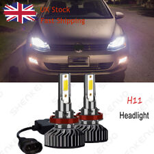 For Lexus CT200H GX HS250H IS250 -2X H11 H9 6000K Bright LED Headlight Bulbs Set