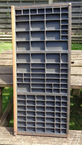 Vintage printers tray plastic - vintage,