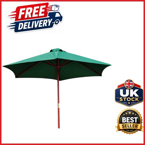 Green garden parasol with - garden,