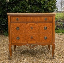 Pretty 19th Century French Inlaid Commode Chest