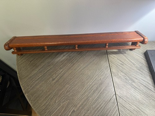 Vtg wood plate - vtg, shelf