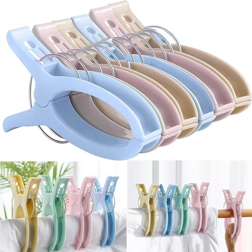 Large beach towel clips - towel,