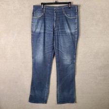 Wrangler Jeans Mens 36x35 Blue