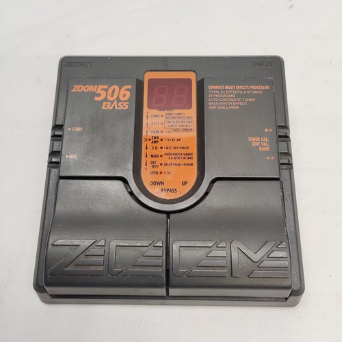 Zoom 506 bass effect pedal - zoom,