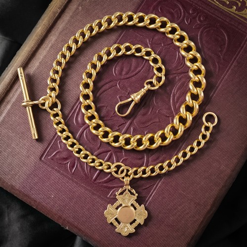 Antique victorian albert - victorian, chain