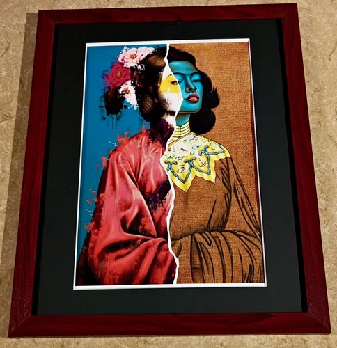 Fin dac 11x14 framed art - dac,