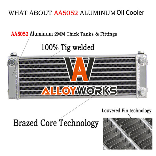 Aluminum oil cooler for - cooler,
