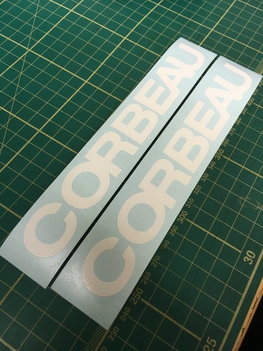 Corbeau bucket seat sticker - bucket,