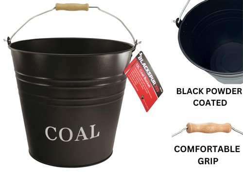 Vintage coal bucket - vintage, metal