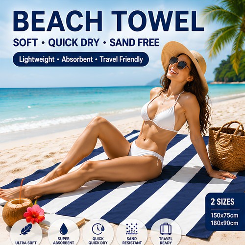 Extra large beach towel soft - towel,
