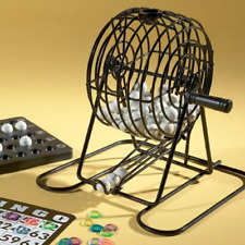 Deluxe Bingo Set - Includes Bingo Cage, Main Board, 18 Mixed Cards, 75 Calling B