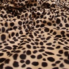 New Soft Faux Fur Animal Skin Pattern Upholstery Cushion Curtain Fabric Material