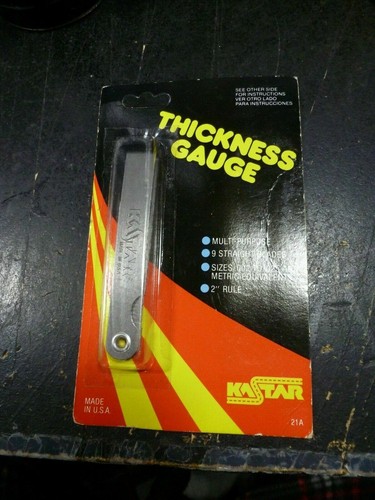 Vintage spark plug feeler - ,