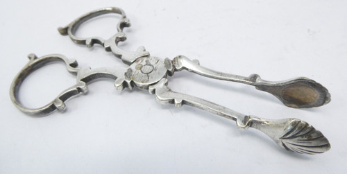 Sugar nips silver - silver, plated