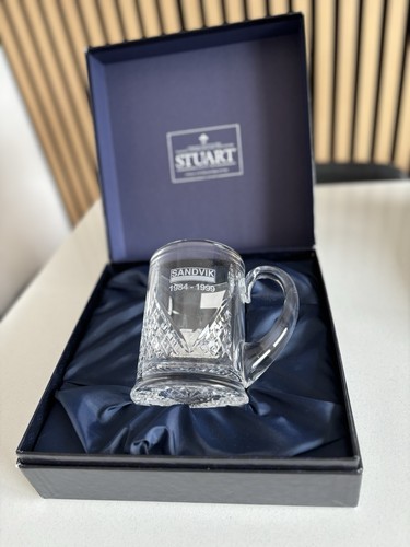 Stuart fine crystal tankard - crystal,