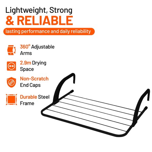 Bar radiator hanger airer - bar,