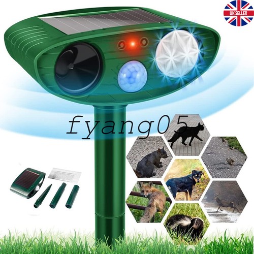 Solar powered ultrasonic - powered,