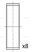 Connecting rod bearing fits - rod,