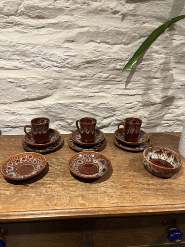 Kernewek pottery brown mugs - kernewek,