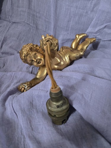 Antique cherub angel ceiling - antique,