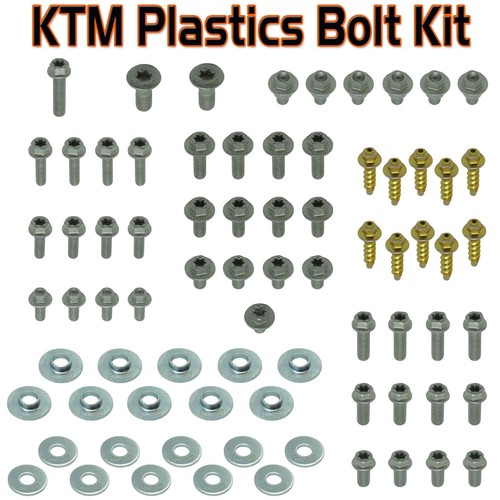 Plastics bolt kit for - ktm, mx