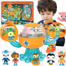 Sound & Light Octonauts Octopod Castle Adventure Playset 8 Action Figures Toys