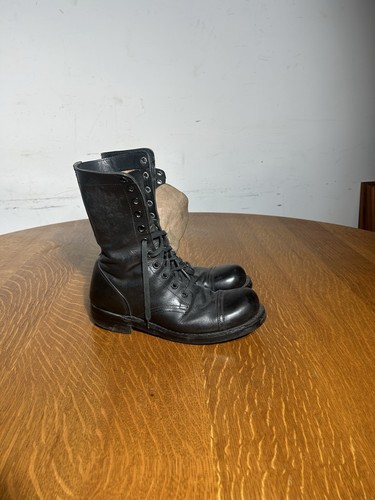Vintage military combat boots - military,