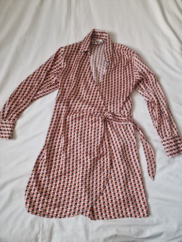 Zara knee length wrap shirt