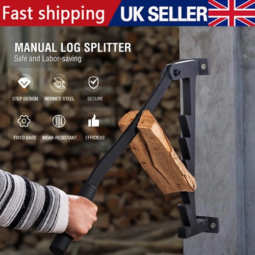 Wall mounted wooden kindling - mounted,