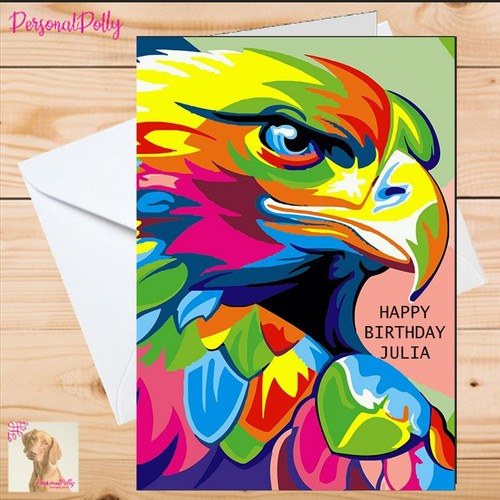 Personalised eagle birthday - personalised,