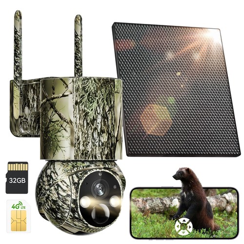 Solar battery trail - 8k, hunting