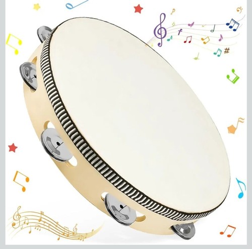 Hand held tambourine handheld - hand,