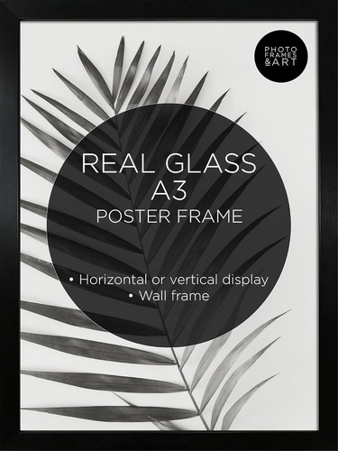 Black frame glass - frame,