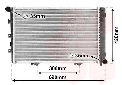 Radiator engine cooling fits - radiator,