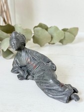 Japanese bronze reclining lady
