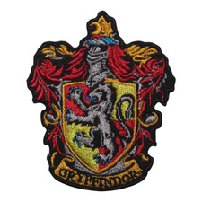 Harry Potter Gryffindor logo Patch Iron On Patch Sew On Badge Embroidered Patch
