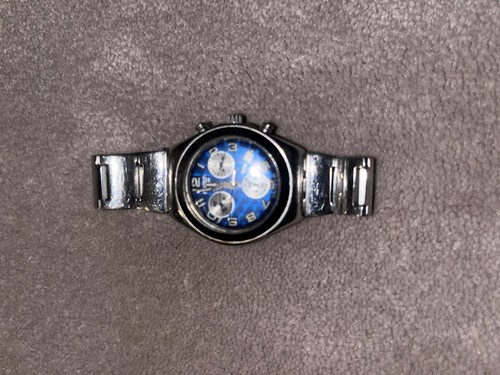 Vintage swatch irony blue - irony,